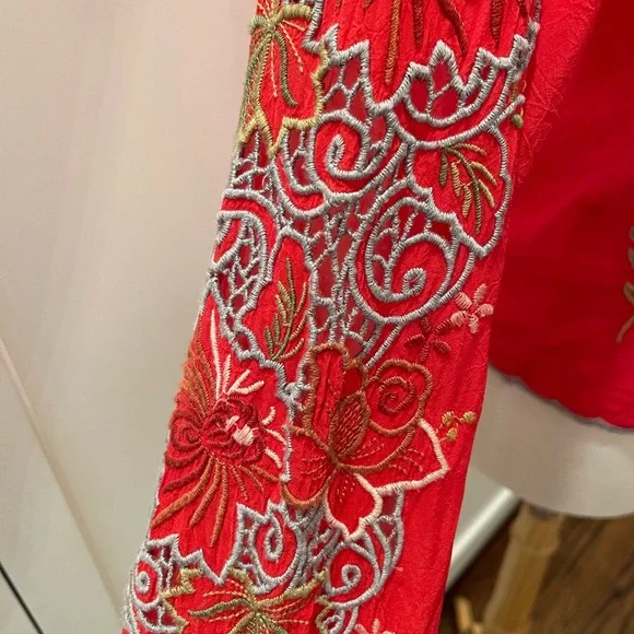 Johnny Was Ruelle Blouse size XS - Picture 8 of 9